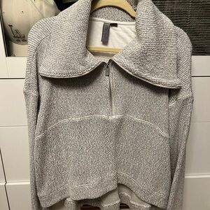 Sweaty Betty Nordstrom Gray Women's Funnel Neck Zip Up